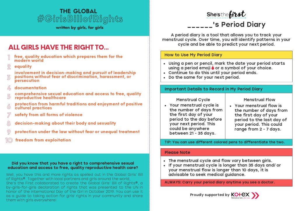 Empower Girls to Speak, Be Heard and Lead