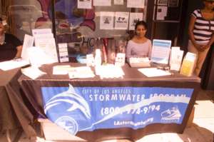 LA City Water Booth at our Health Fair