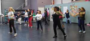 Zumba! with parents at A Place Called Home