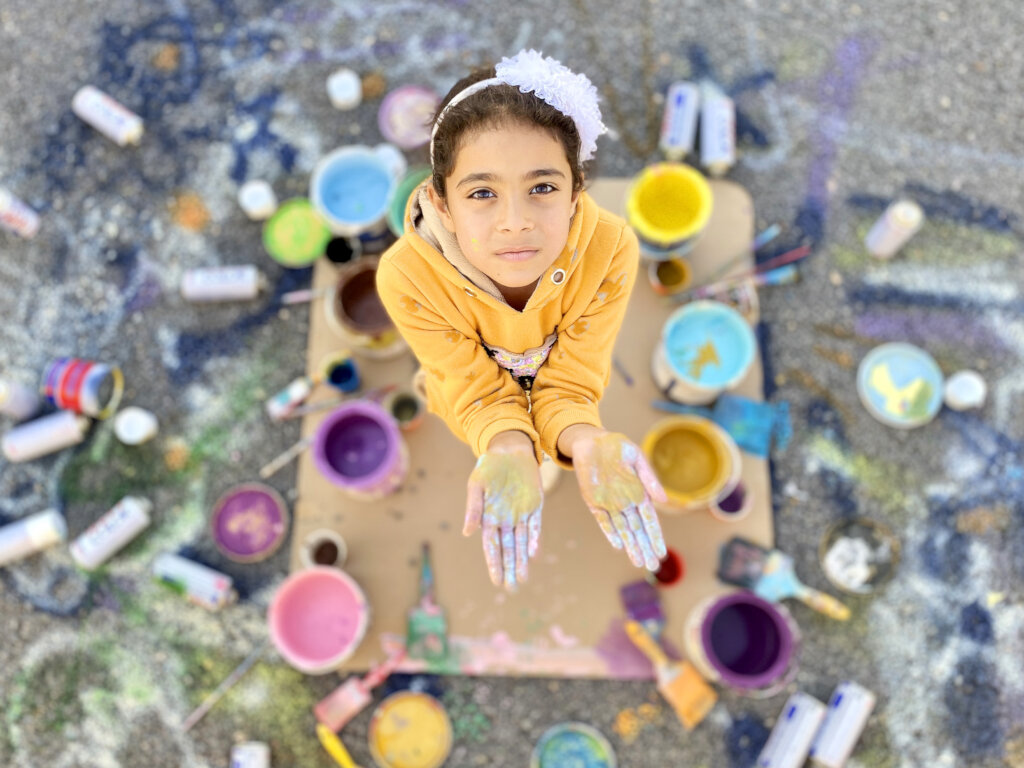 Help Refugee Children Thrive Through Art in Jordan