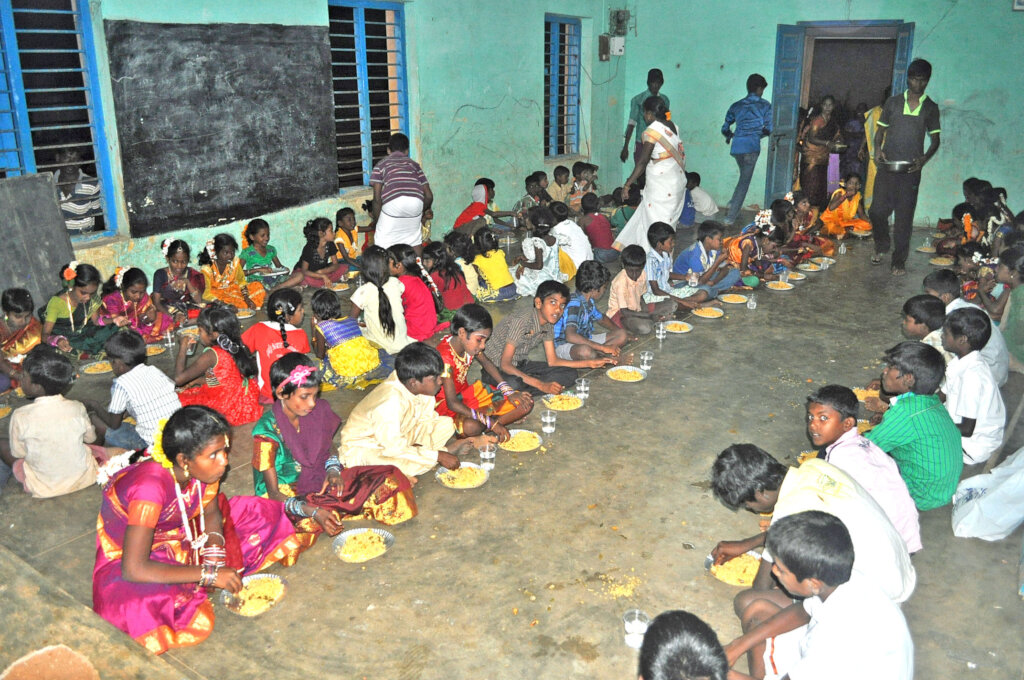 Provide meals to underprivileged tribal children