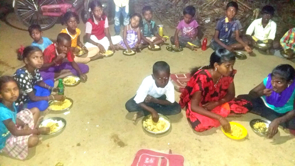 Provide meals to underprivileged tribal children