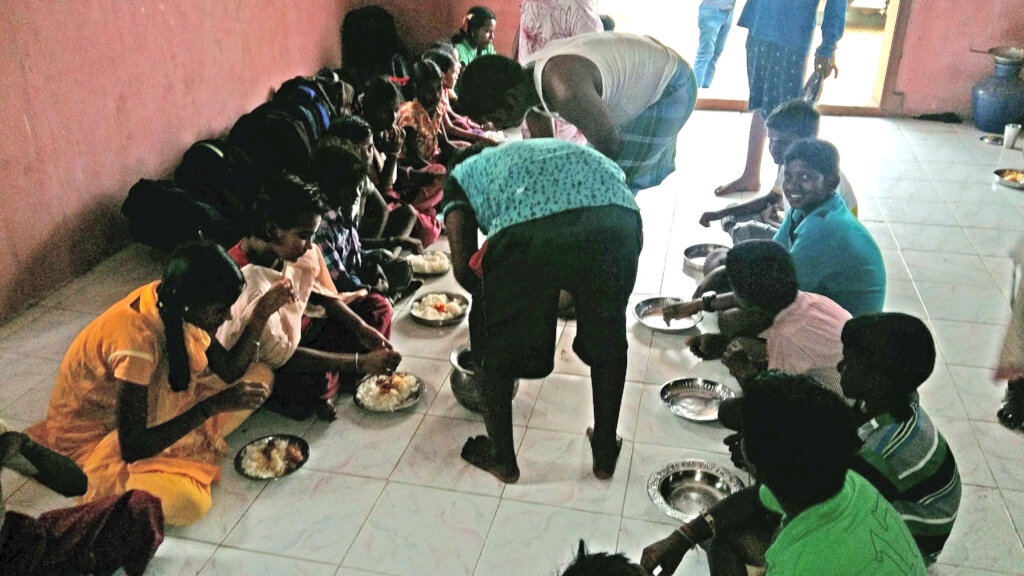 Provide meals to underprivileged tribal children