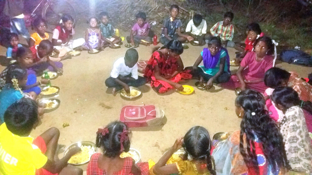 Provide meals to underprivileged tribal children