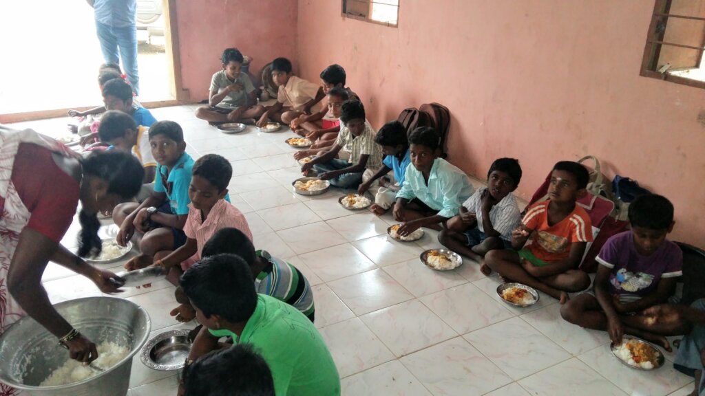 Provide meals to underprivileged tribal children
