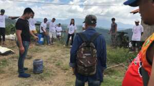 Providing training and farming inputs