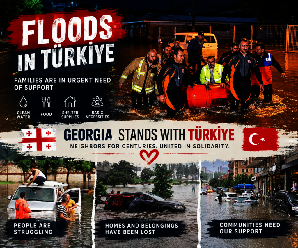Emergency Flood Relief -Georgia Stands with Turkiy
