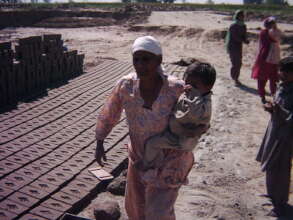 women with a child