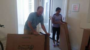 Anthony and Ariel Rock the Guitar Inventory