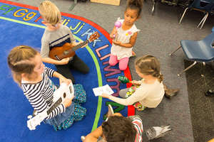 Little Songwriters Collaborate on Spelling Songs