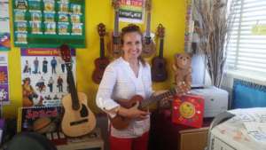 Ruth Haller in her K at Webster Elementary