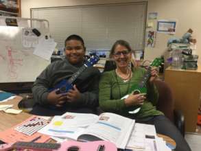 Terrie Catlow in Aurora, CO with a student