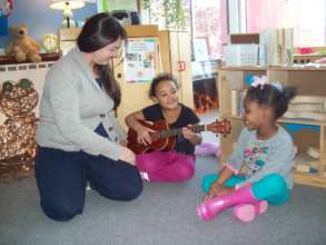 When friends learn to strum & sing...