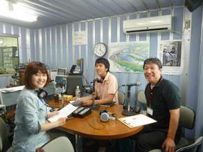 The program is hosted by PR staff in Ishinomaki