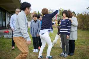 Participants were trying to develop team-building