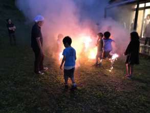 After the BBQ, we also enjoyed fireworks
