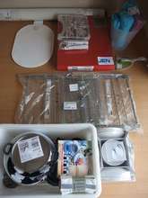Items distributed to each transitional shelter.