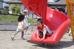 The restored playground