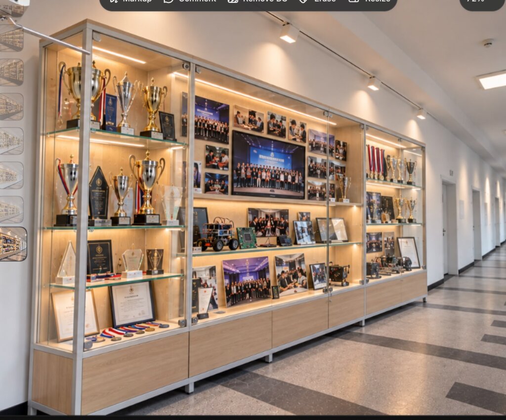Concept: TUES achievements display