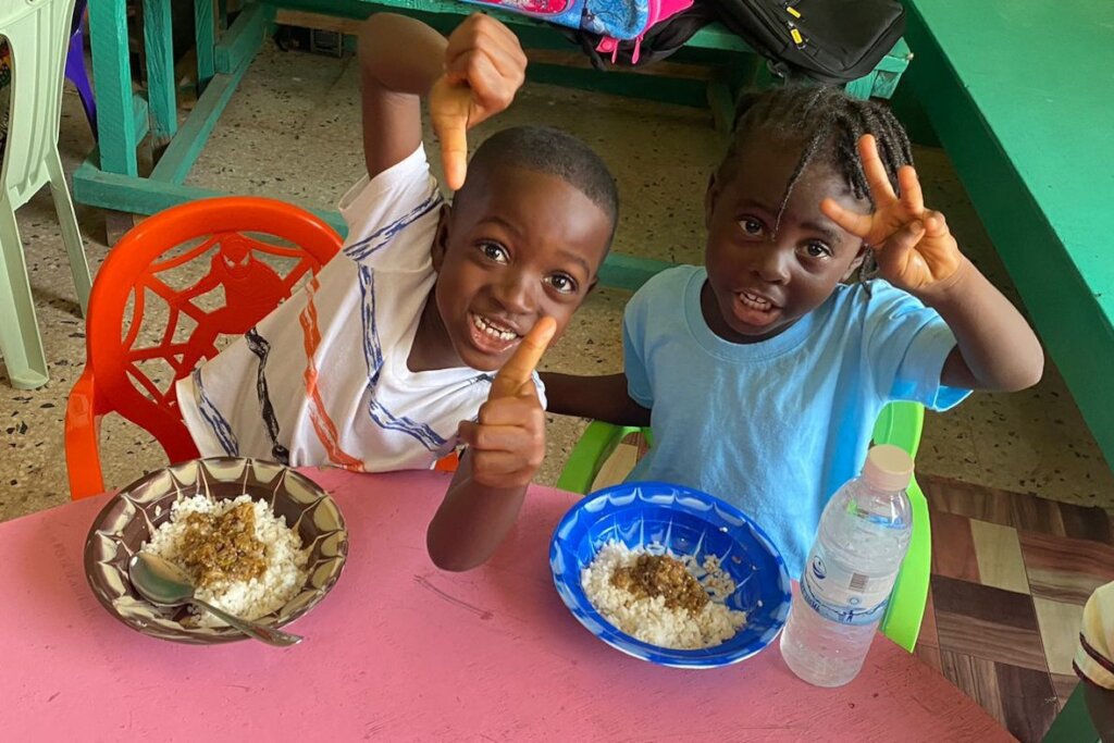 Feed 157 Children at Zoe Robinson Academy, Liberia