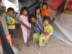 one child's brothers & sisters left in village