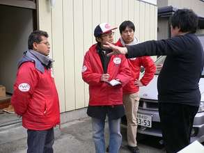 AAR JAPAN's Emergency Relief Team in Sendai City
