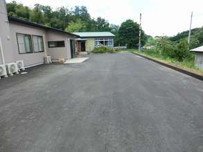 The smooth ground after the pavement construction