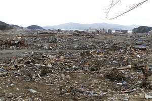 Minami-Sanriku Town after the Tsunami