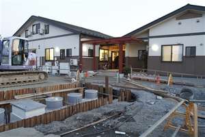 Septic tanks at "Minna no Ie" were all damaged.