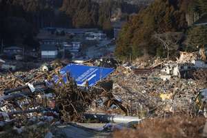 Rikuzen-Takata City after the tsunami