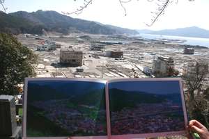 Before and after at Otsuchi