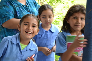 the beautiful girls in the school help us prepare
