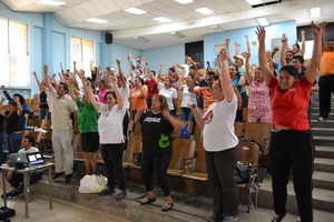 Workshop in the University of El Salvador