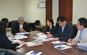 Planning our next steps with the Vice-Dean at UES