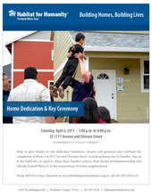Key Ceremony and Dedication on April 6