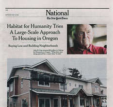 Habitat Tries Big-Scale Approach to Housing in OR