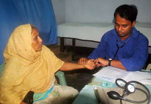 Doctor Examining a Patient.