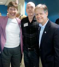 Lt Gov Simon, State Rep Harris, Alderman Cappleman