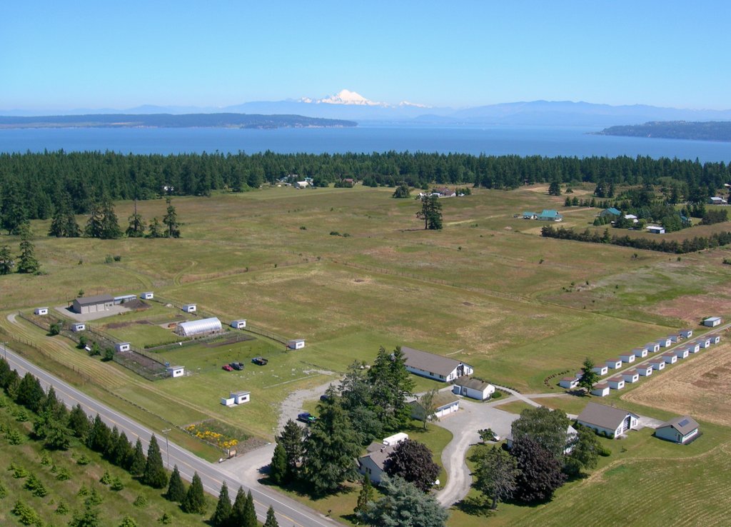 Aerial shot of part of our campus taken in 2007