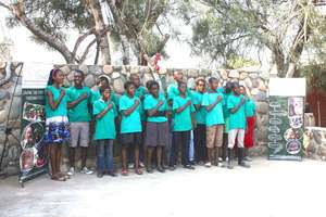 Heritage Day: learners singing the national anthem