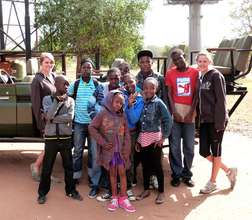 The best 8 pupils from Ramatau at the game drive