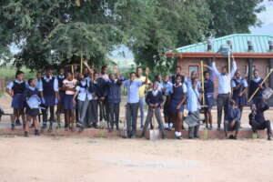 Planting trees at Maahlamele High School