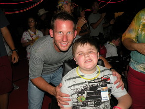 Jake with Tom, Camp director