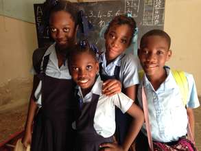 Deaf students always happy to see us!