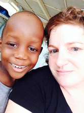 Sonya and St. Vincent's deaf student
