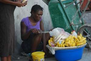 Local banana merchant
