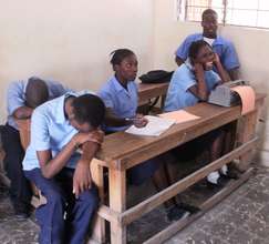 A classroom for blind students