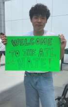 NaHyeon is excited for his Korean BBQ internship!