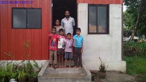 We have completed 12 homes in Santhom Slum, India