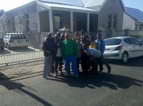 The PPI-SA staff outside their new office